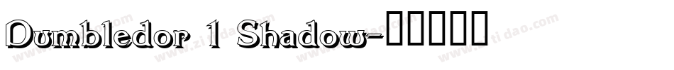 Dumbledor 1 Shadow字体转换